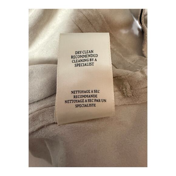 Free People Blank NYC Ice Chai Vegan Suede Trench Coat Size Medium $140 - Picture 9 of 10